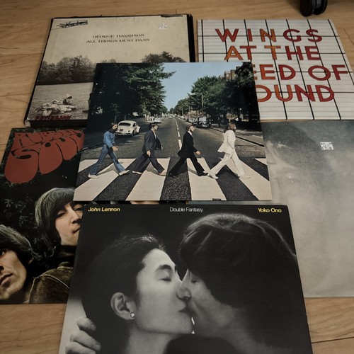 Beatles vinyl lot vinyls all - vinyl,