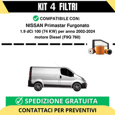 Kit 4 Filtri Tagliando per
