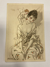 12047 CARTOLINA DONNINA E