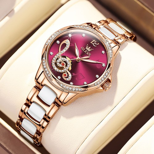 Orologio olevs 6656 - orologio, pelle
