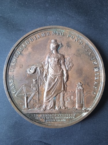 Medaglia 1858 nominativa - medaglia,