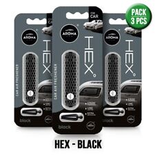 Deodorante profumo auto bocchetta HEX Black - Pack 3 pz