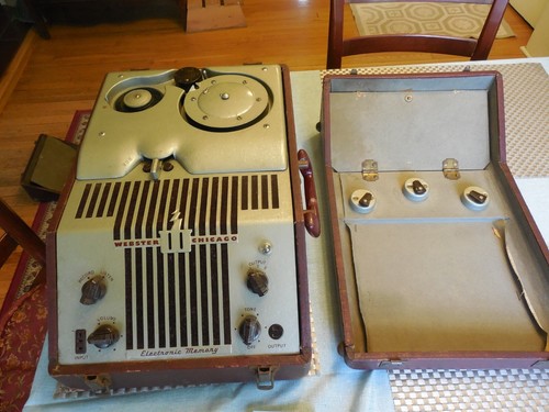 Registratore filo vintage - a,