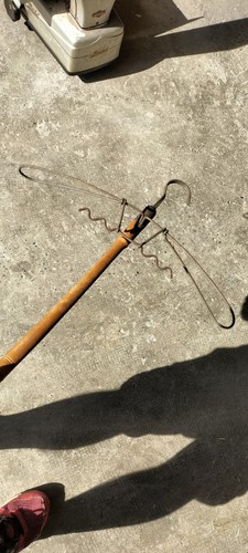Vintage gruccia legno - legno, metallo