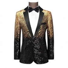 Giacca blazer uomo paillettes