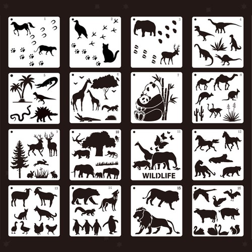 Stencil animali per - 16, di