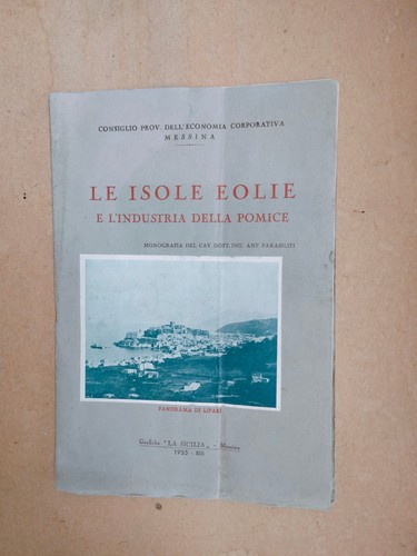 Isole eolie l industria - e, l'industria