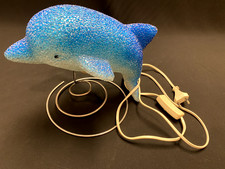 LAMPADA NOTTURNA IN RESINA A FORMA DI DELFINO