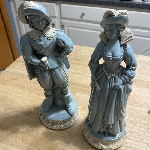 Statuina cavaliere signora - cavaliere, e