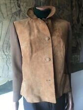 giacca in pelle  camoscio anni