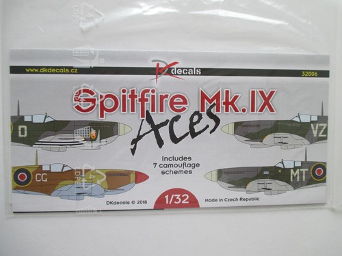 Spitfire aces foglio - "aces",