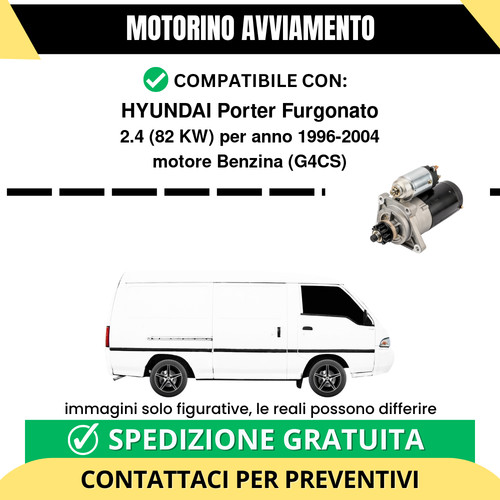Motorino avviamento hyundai - motorino,