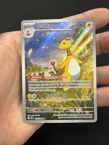 Pokémon ampharos holo chaos - ampharos,