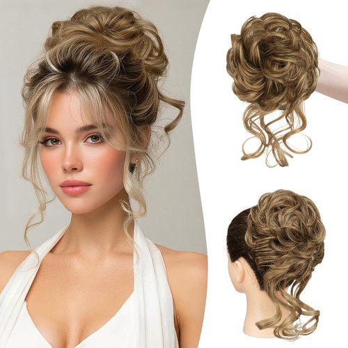 Chignon capelli finti - finti, con