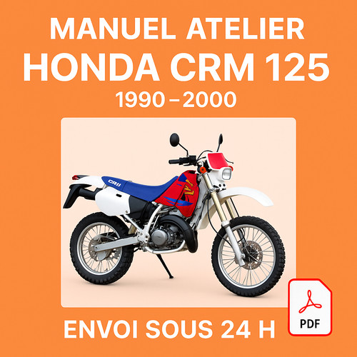 Manuel atelier honda crm 125 - atelier,