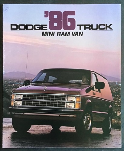 Dodge mini ram van - van, 1986