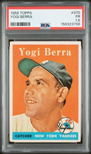 Yogi berra 1958 topps - 1958, 1.5