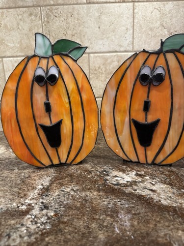 Coppia portacandele zucca - , in