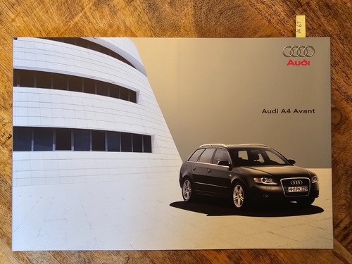 Audi avant 2007 depliant - audi,