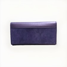 HUNTING WORLD PORTAFOGLIO DONNA VERA PELLE BLU