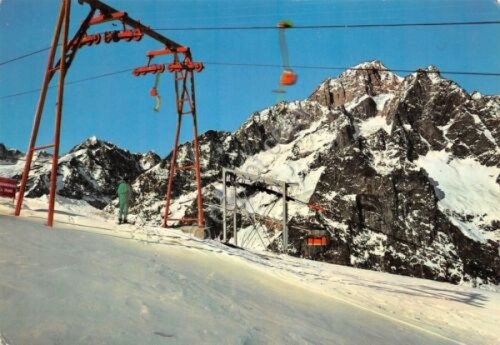 Cartolina courmayeur campi - courmayeur, di