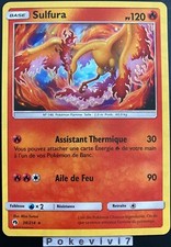 Carte Pokemon SULFURA 38/214 HOLO Mosaïque Soleil et Lune 8 SL8 FR NEUF
