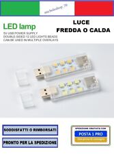 luce usb 12 led con custodia