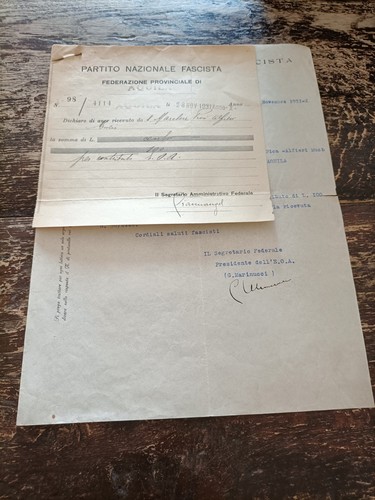Documento storico f - documento,