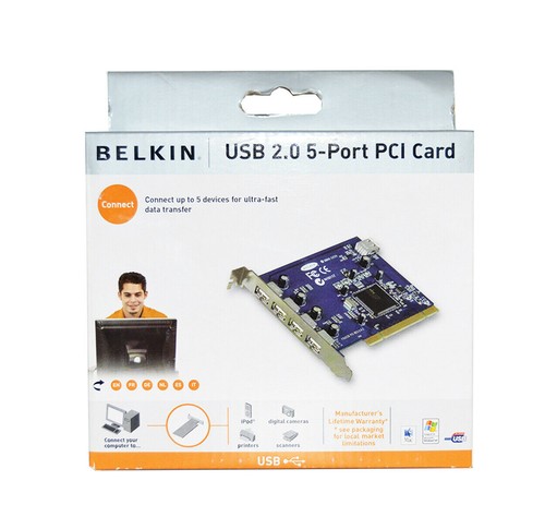 Scheda pci belkin usb 5 - 2.0,