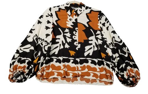 Zara camicia bottoni - camicia, donna