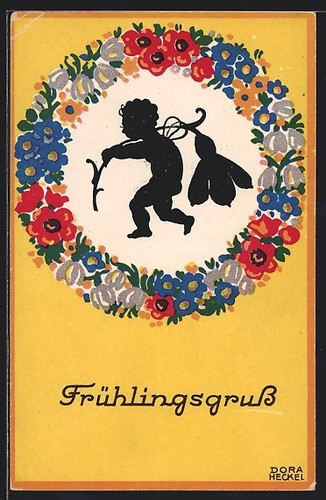 Cartolina artistica dora - cartolina,