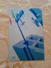 CARTOLINA REGIA ACCADEMIA AERONAUTICA Circolo Allievi 1934 Futurismo 