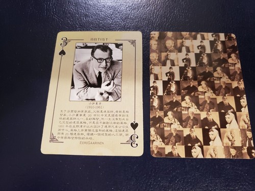 Carta gioco eero - eero, saarinen