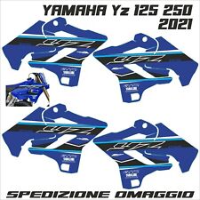 Kit YAMAHA Yz 125 e 250 grafica  2021 in Kristal, compatibili dal 2015 al 2021