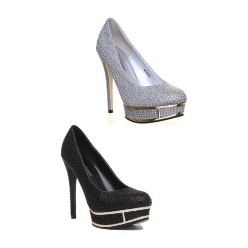 Scarpe donna tacco nero oro - scarpe, in