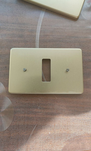 Placca alluminio color oro - , 1