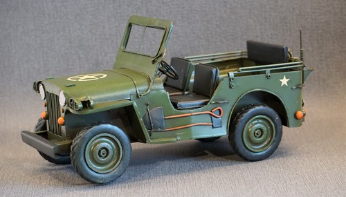 Modellino latta army jeep - army,