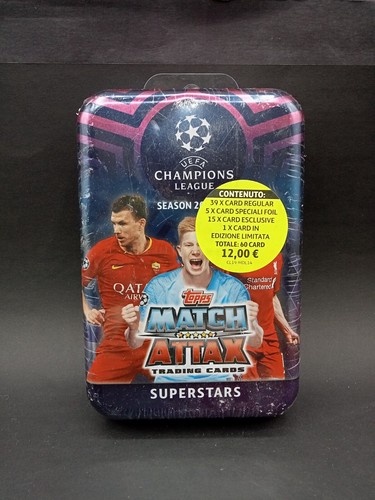 Tin box sigillato topps match - box,