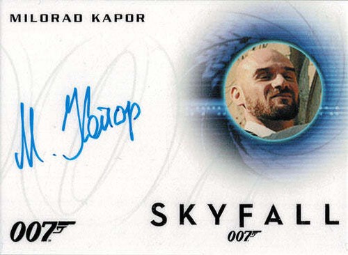 Carta autografa james bond - autografa,