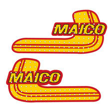 kit adesivi grafiche serbatoio Maico mc gs 1980 1981 1982 1983