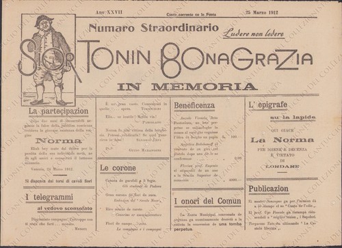 1912 venezia sior - venezia, tonin