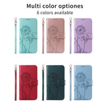 Custodia cellulare per Samsung S25 S24 S23 S22 S9 soffione pelle PU portafoglio