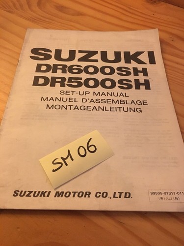 Suzuki dr600sh dr500sh dr500 - suzuki,
