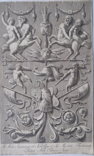 Incisione rara fregio - rara,