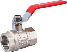 Valvola a Sfera 1 Pollici Ff Maniglia a Leva - PN40 Bar Rubinetto a Sfera Ottone