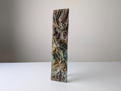 Antico rilievo bronzo - bronzo, di