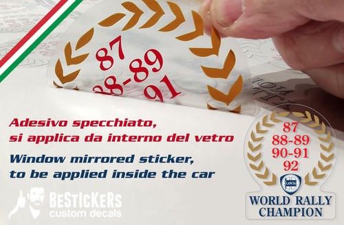 Adesivo lancia delta hf - 1,