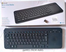 MICROSOFT ALL-IN-ONE Media Keyboard Tastiera ITA Wireless Pc USATO
