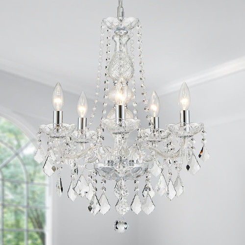 Cristallo luce candela - 5-luce,