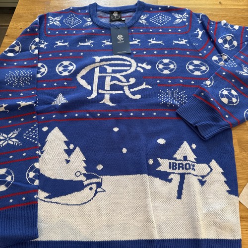 Maglione natalizio rangers - rangers, fc